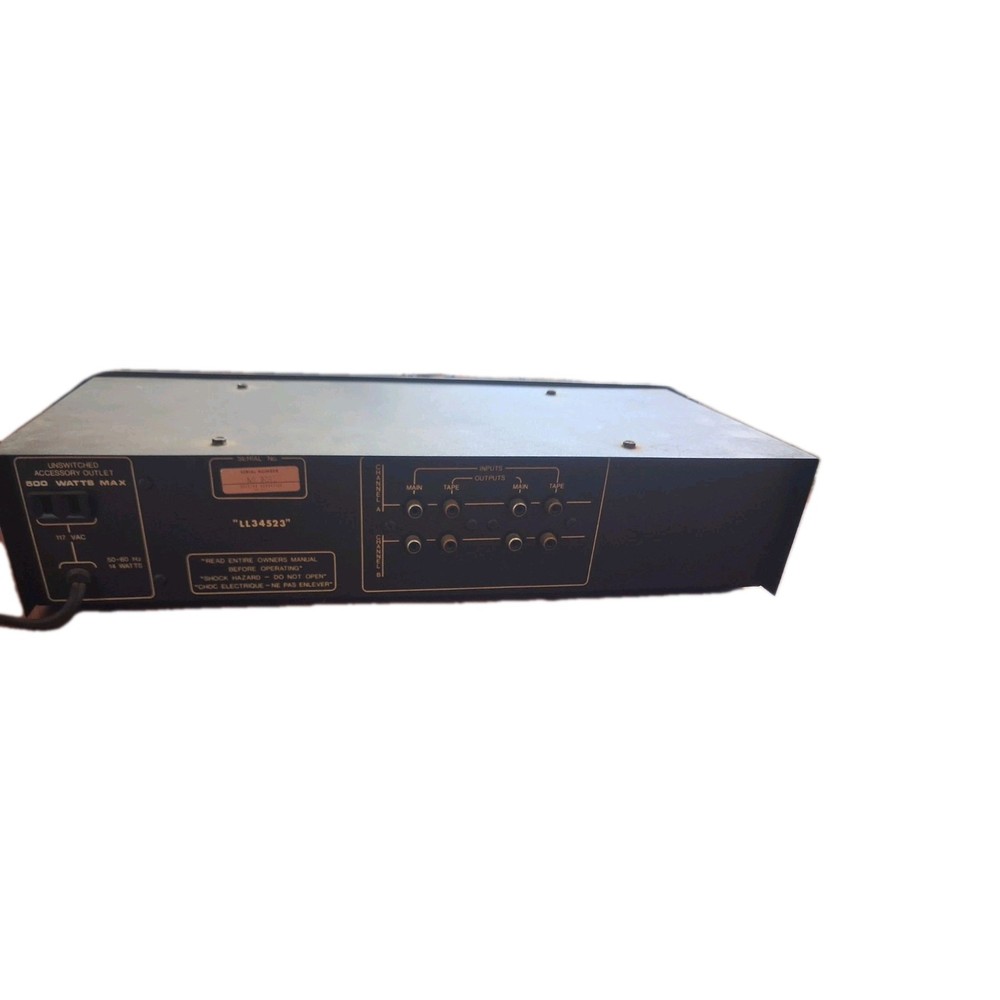 VINTAGE SPECTRO ACOUSTICS 2102r EQ GRAPHIC EQUALIZER -Full Functionality USA
