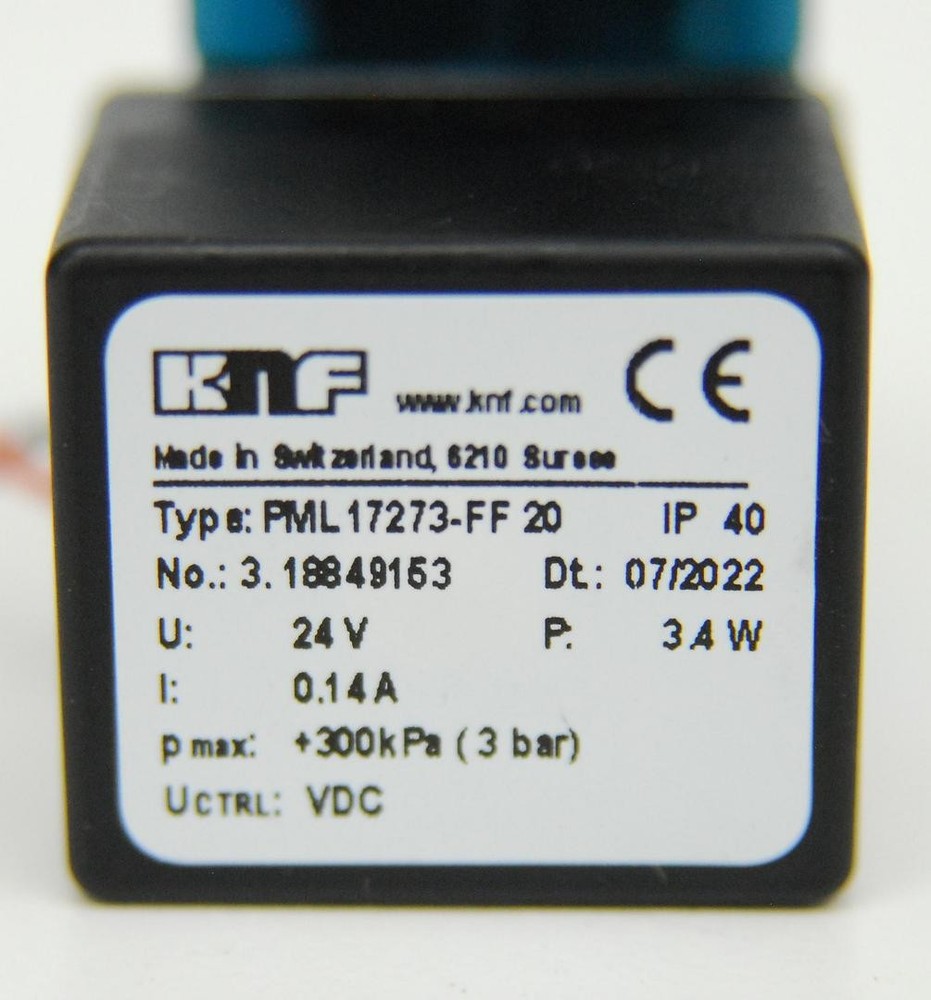 KNF PML17273-FF 20 Micro Diaphragm Liquid Pump