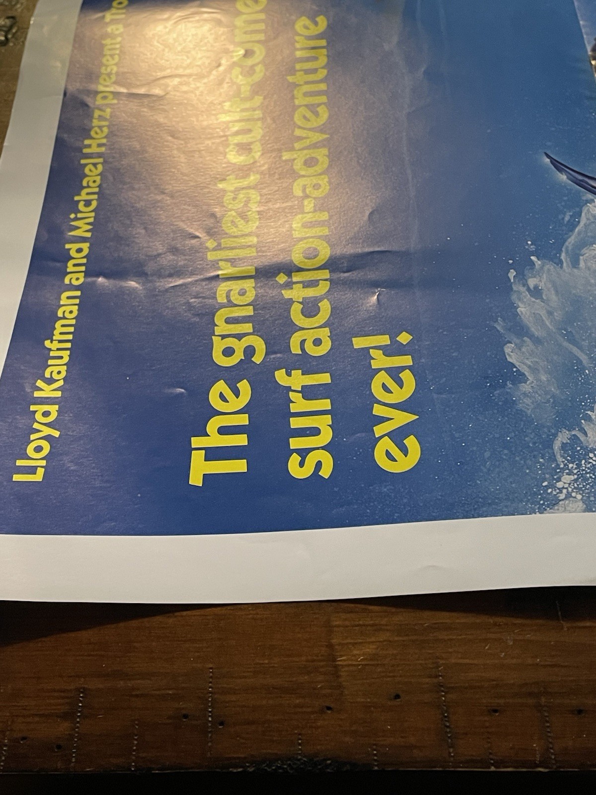 1987 SURF *** MUST DIE Movie Poster - Horror