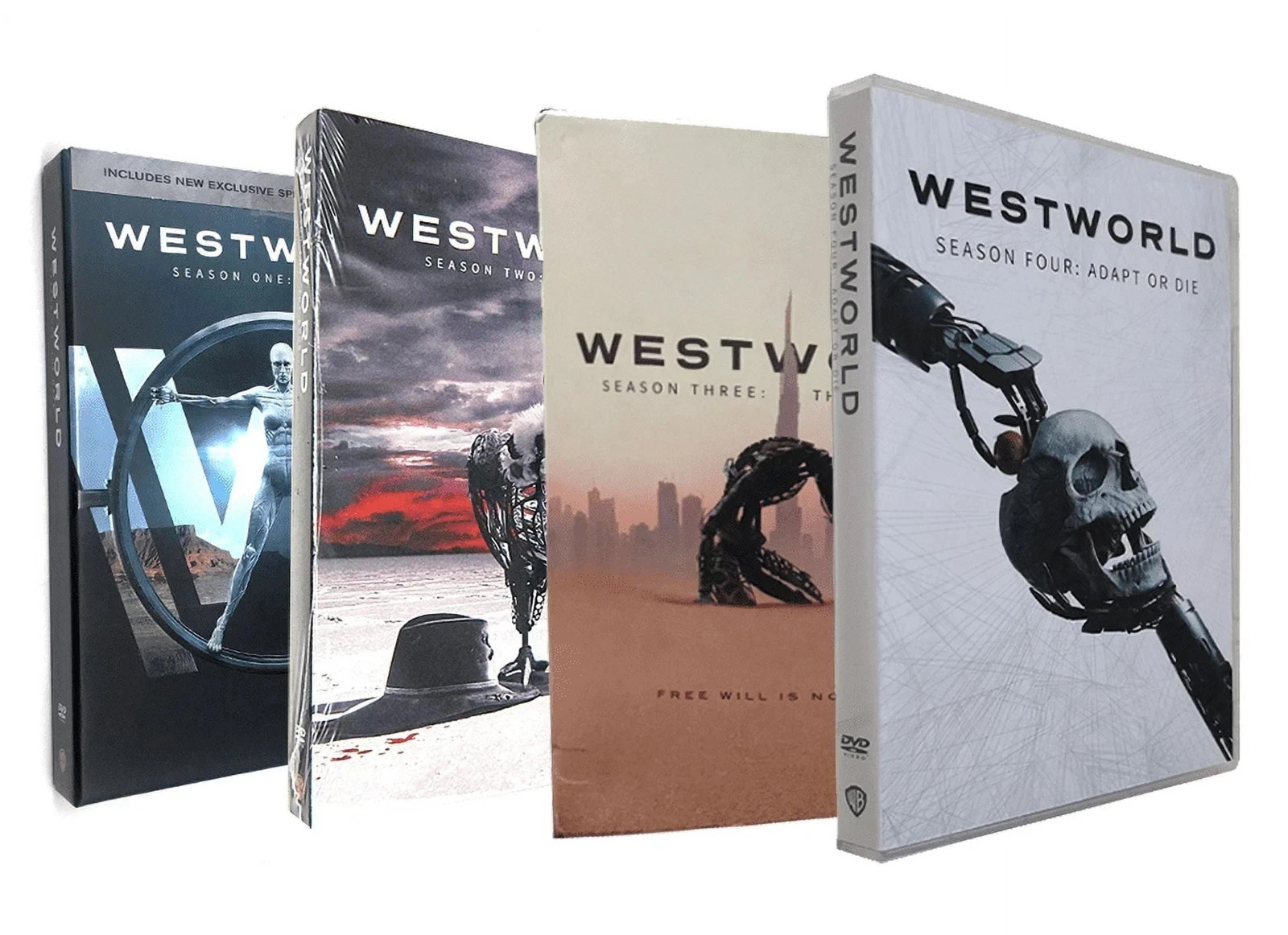 Westworld The Complete Seasons 1-4 Series DVD 12-Disc Set New Sealed