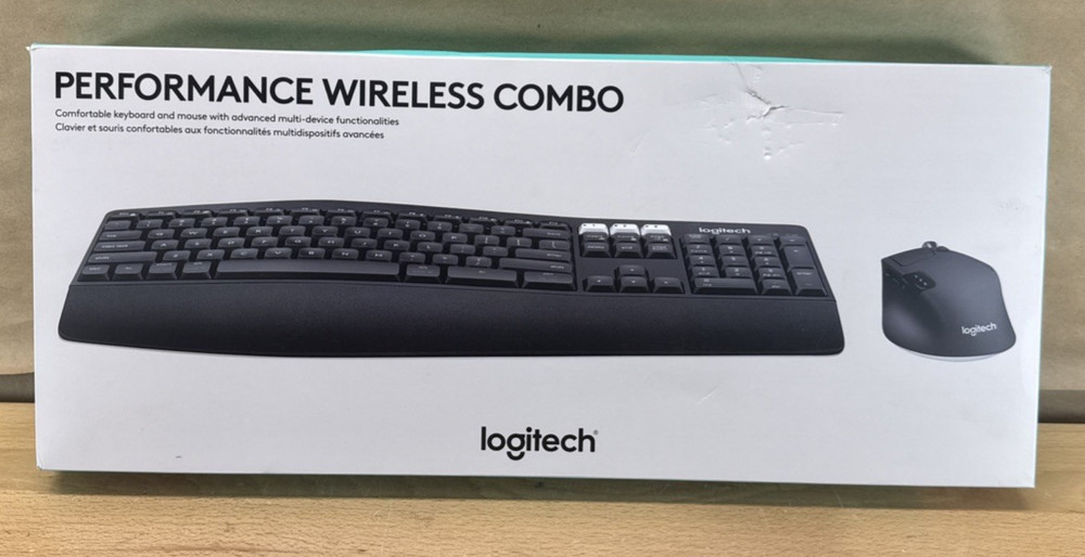 Logitech Performance Wireless Combo Bluetooth Keyboard and Mouse - (920-011291)