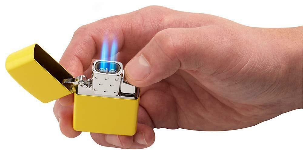 ZIPPO Adjustable Butane Double Torch Insert W/ Push-button Piezo Ignition 65827