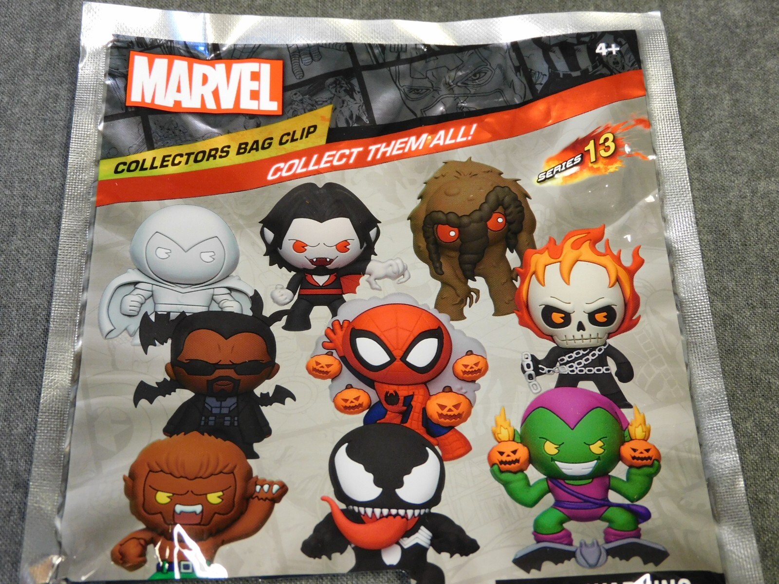 Marvel Halloween NEW * Moon Knight Clip * Blind Bag Series 13 Key Chain Monogram
