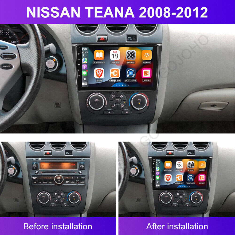 Car Stereo Radio For 2008-2012 Nissan Teana Altima Android 13 Carplay GPS Navi