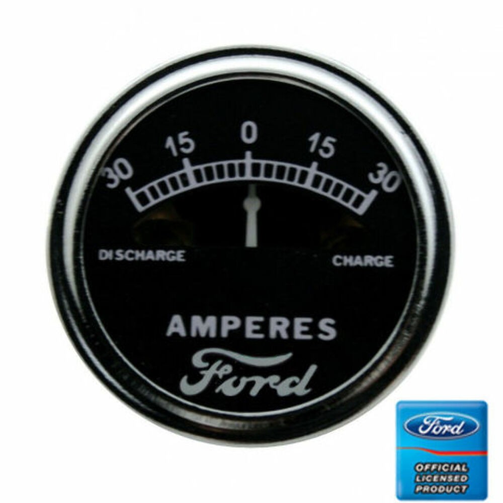1928-31 Model 'A' Ammeter Gauge, 30-0-30 Scale With Ford Script