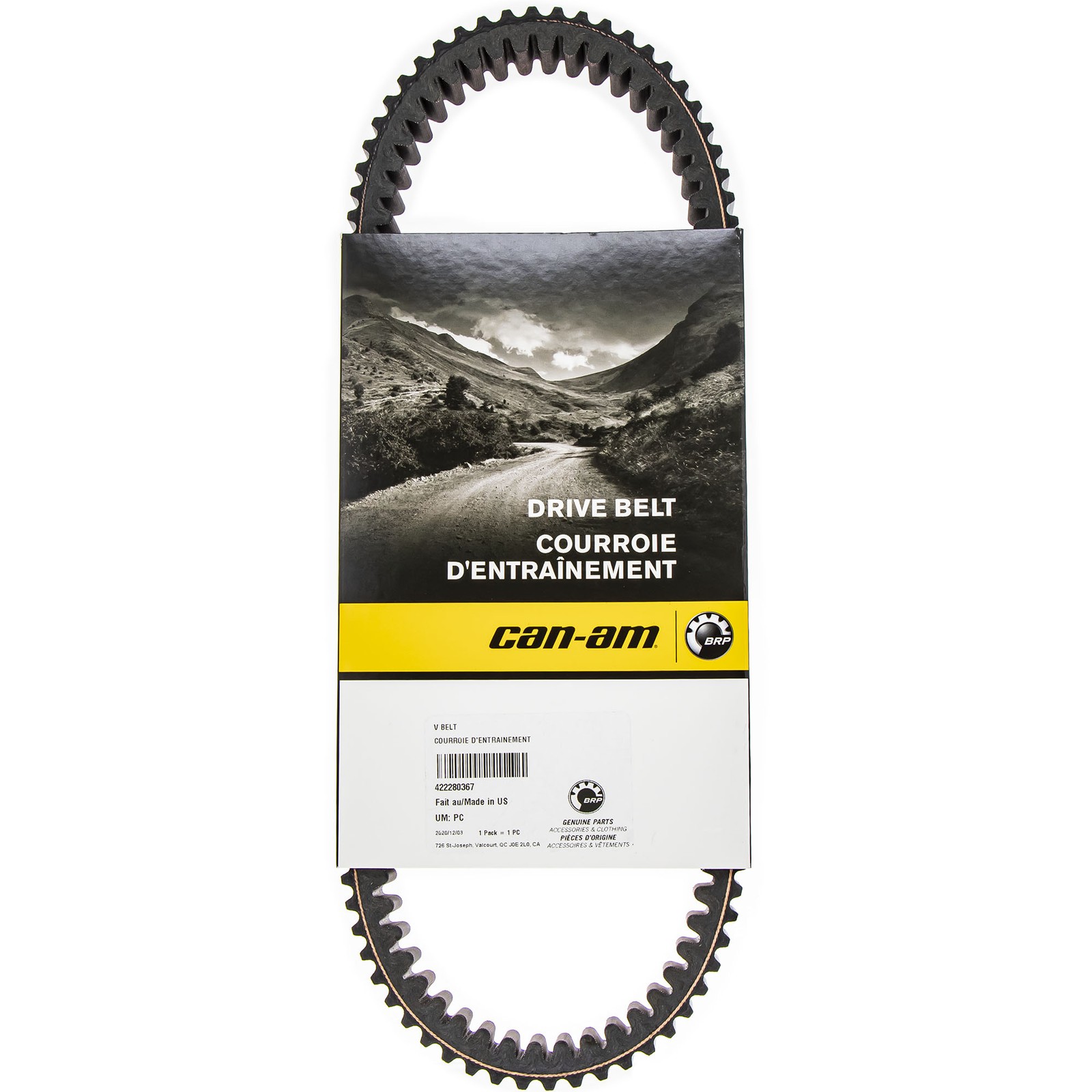 Can-Am 422280367 Clutch Drive Belt 2013-2020 Maverick Commander Max 1000R DPS