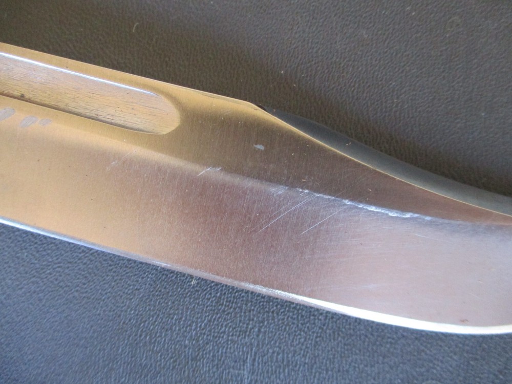 Vtg No Date Code BUCK MODEL 119 Fixed Blade Knife with Sheath