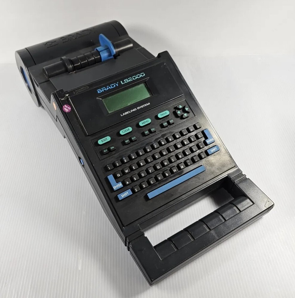 Brady LS2000 Labeling System Portable Printer, 4 Line Display TURNS ON READ
