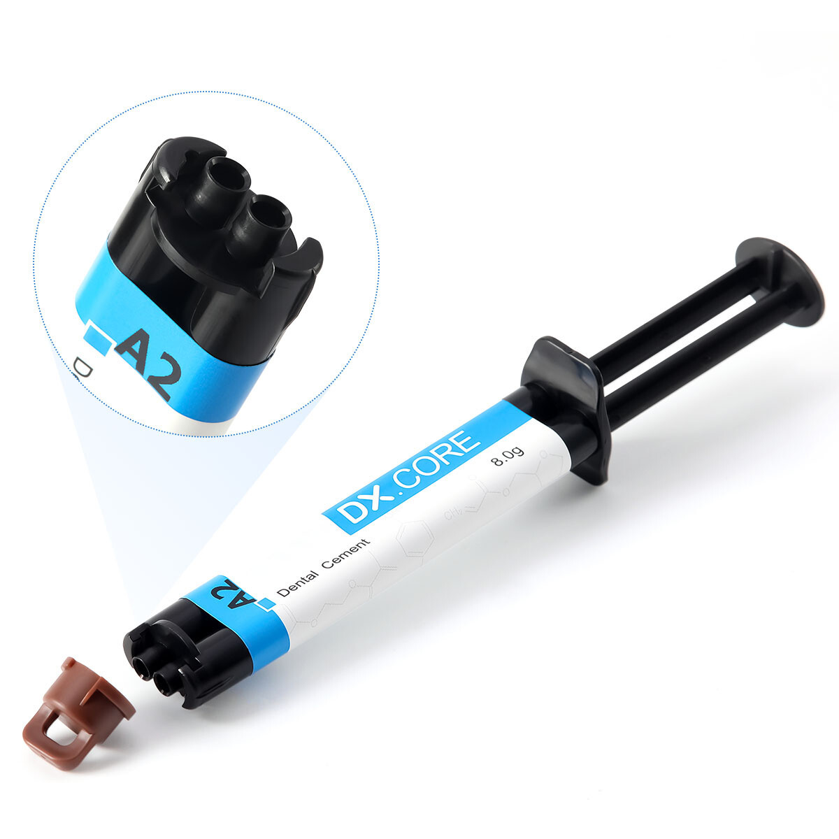 Dental Dual Cure Core Build Up Composite Resin Light and Self Cured A2 Shade