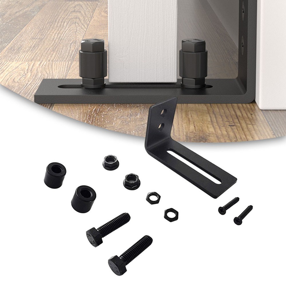 Heavy Duty Adjustable Floor Guide for Barn Doors Enhanced Functionality