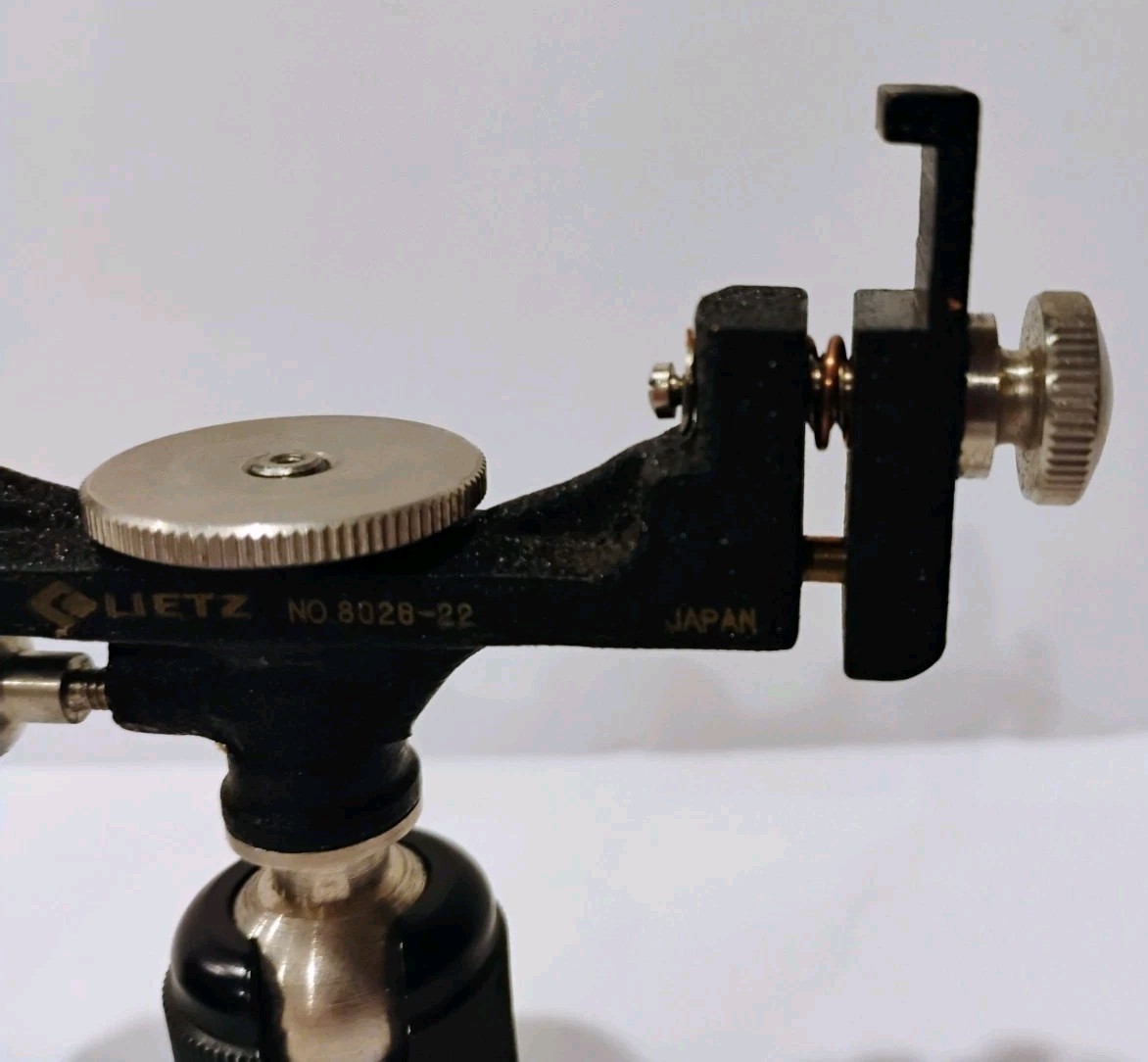 Lietz Pocket Transit Mount No. 8028-22 W/ Leather Case Vintage Japan