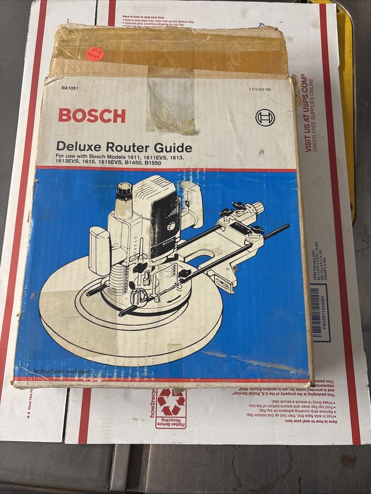 BOSCH #RA1051 DELUXE ROUTER GUIDE In Original Packaging