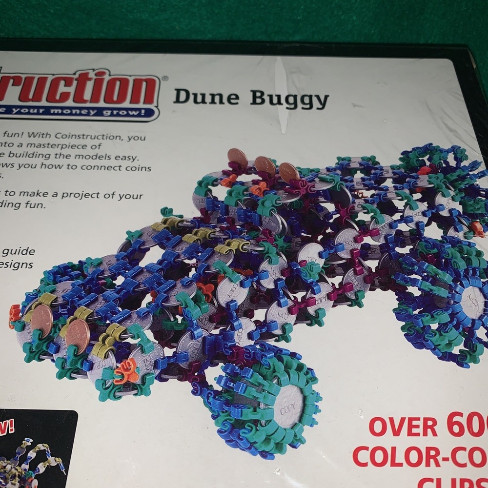 CoinStruction. Dune Buggy. 600 + color-coded clip. New.