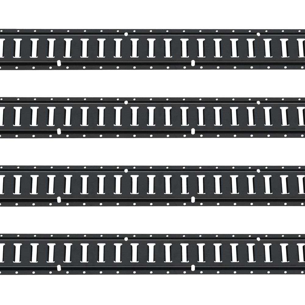 E Track Tie-Down Rail Kit 18PCS 5' E-Tracks Set 2000 lbs High Load Capacity