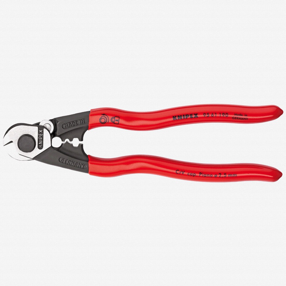 Knipex Wire Rope Cutter / Shears - Plastic Grip