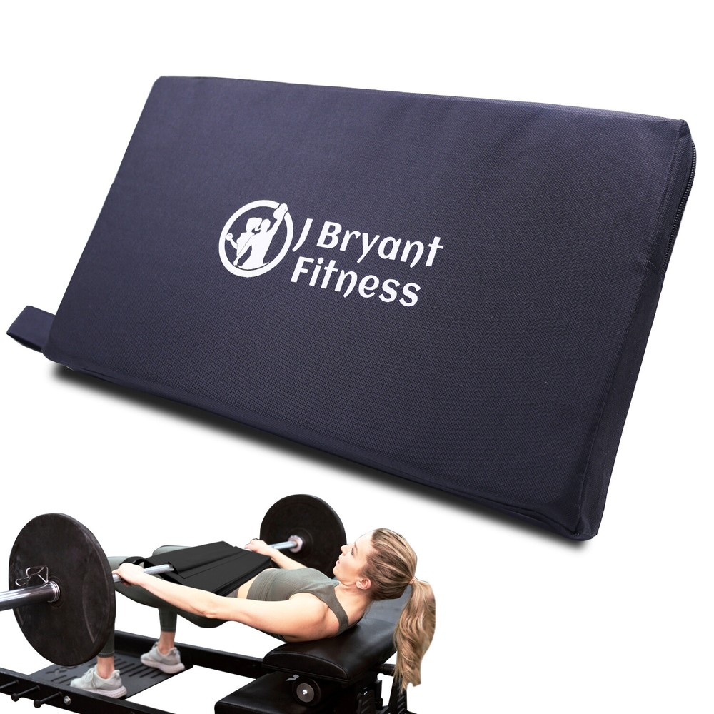 Square Hip Thrust Pad – Extra Thick Foam Cushion for Barbell Weightlifting