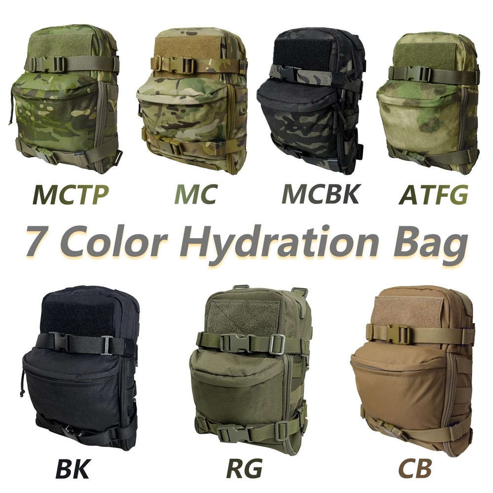 Tactical Hydration Backpack for 2L Hydration Bladder, Lightweight Hydration B...