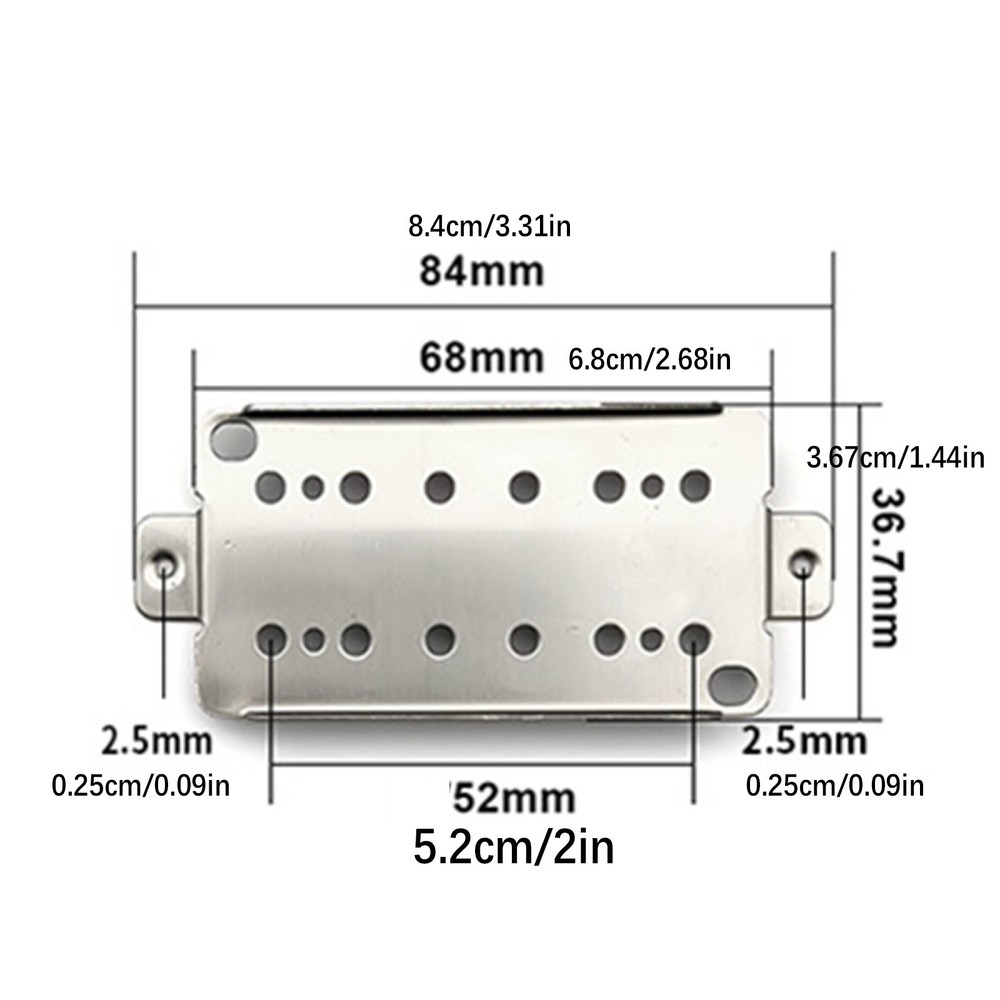 Copper Base Plate For Guitar 52mm Baseplate Pickup Humbucker Replace Accessory
