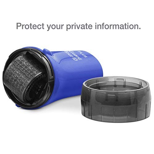 Identity Theft Prevention Roller Stamp Combo Pack - Secure Your Personal Info