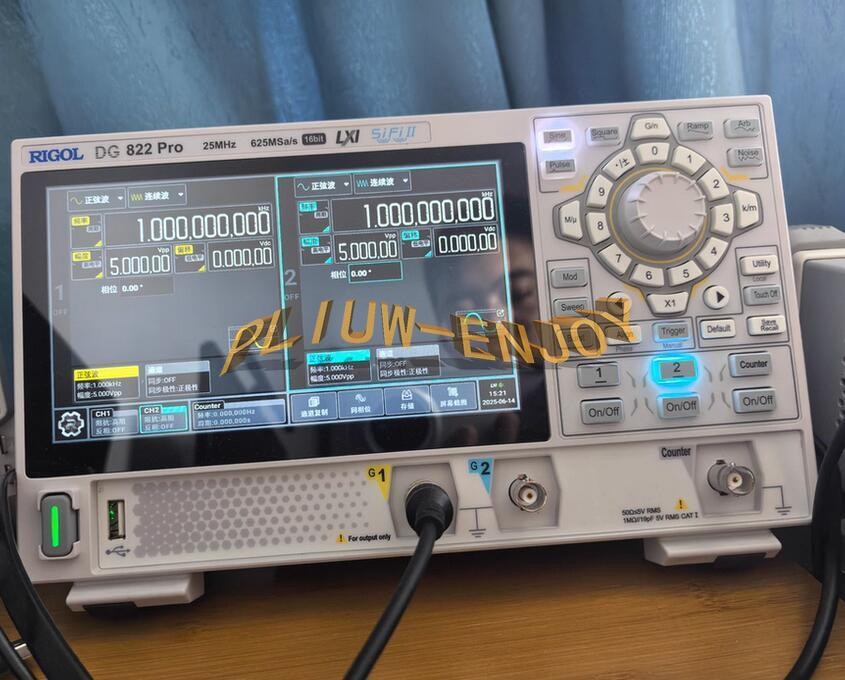 1PCS NEW Rigol DG822 Pro Function/Arbitrary Waveform Generator 2 Channel 25 MHz