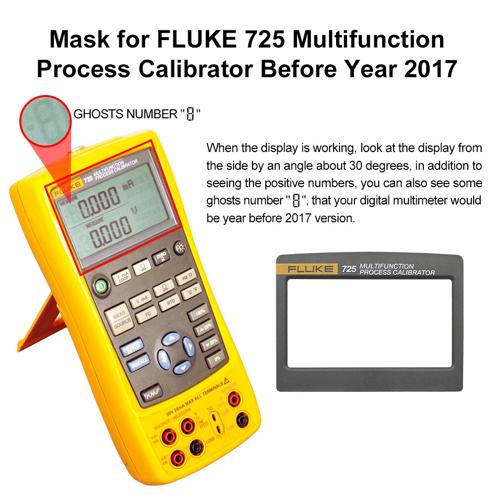 Mask for FLUKE 725 Multifunction Process Calibrator Before Year 2017