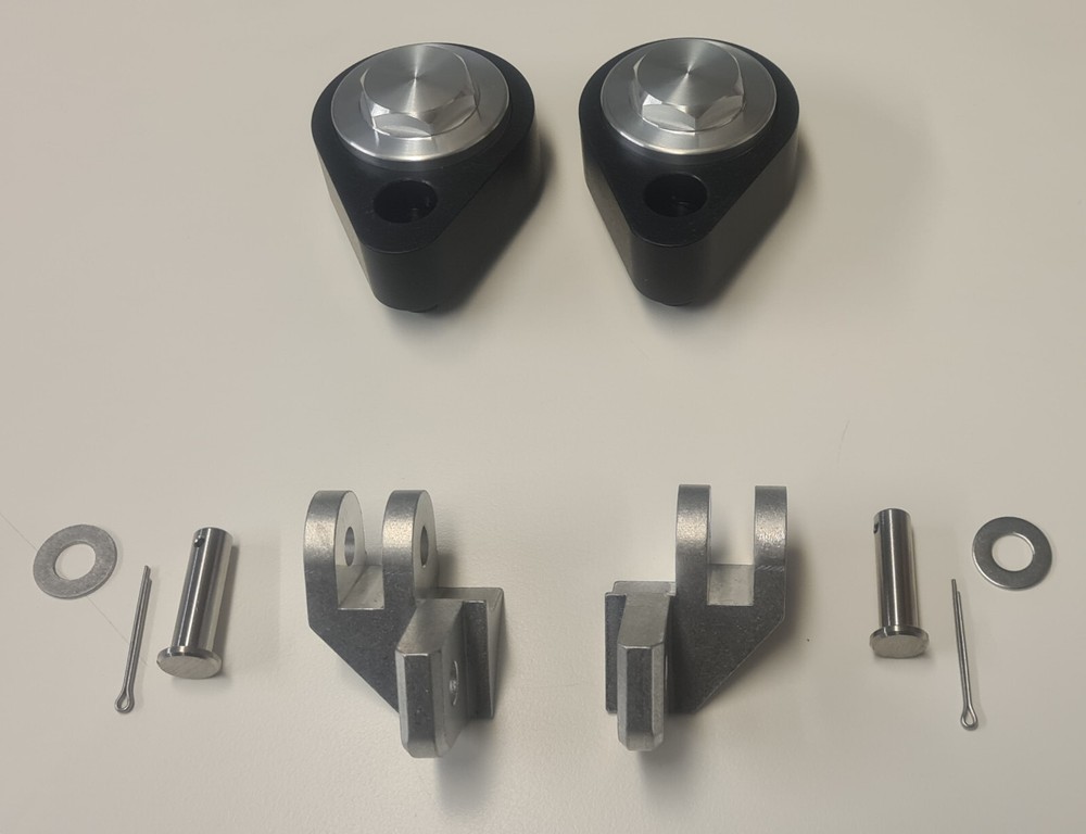 VTR1000 Firestorm Handlebar Riser and footrest comfort kit
