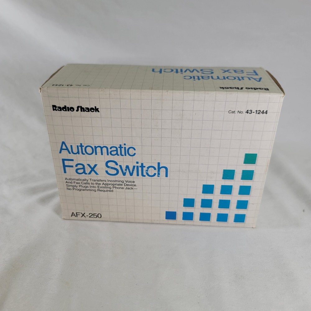 Radio Shack Automatic Fax Switch 43-1244