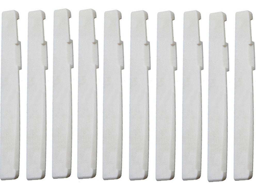 10x Bone Guitar Saddle 72x3x9mm Luthier nut