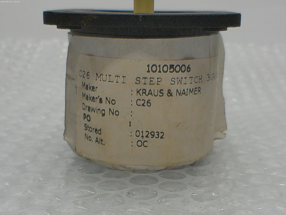KRAUS & NAIMER C26-A21 SWITCH (AS PICTURED) NSNP