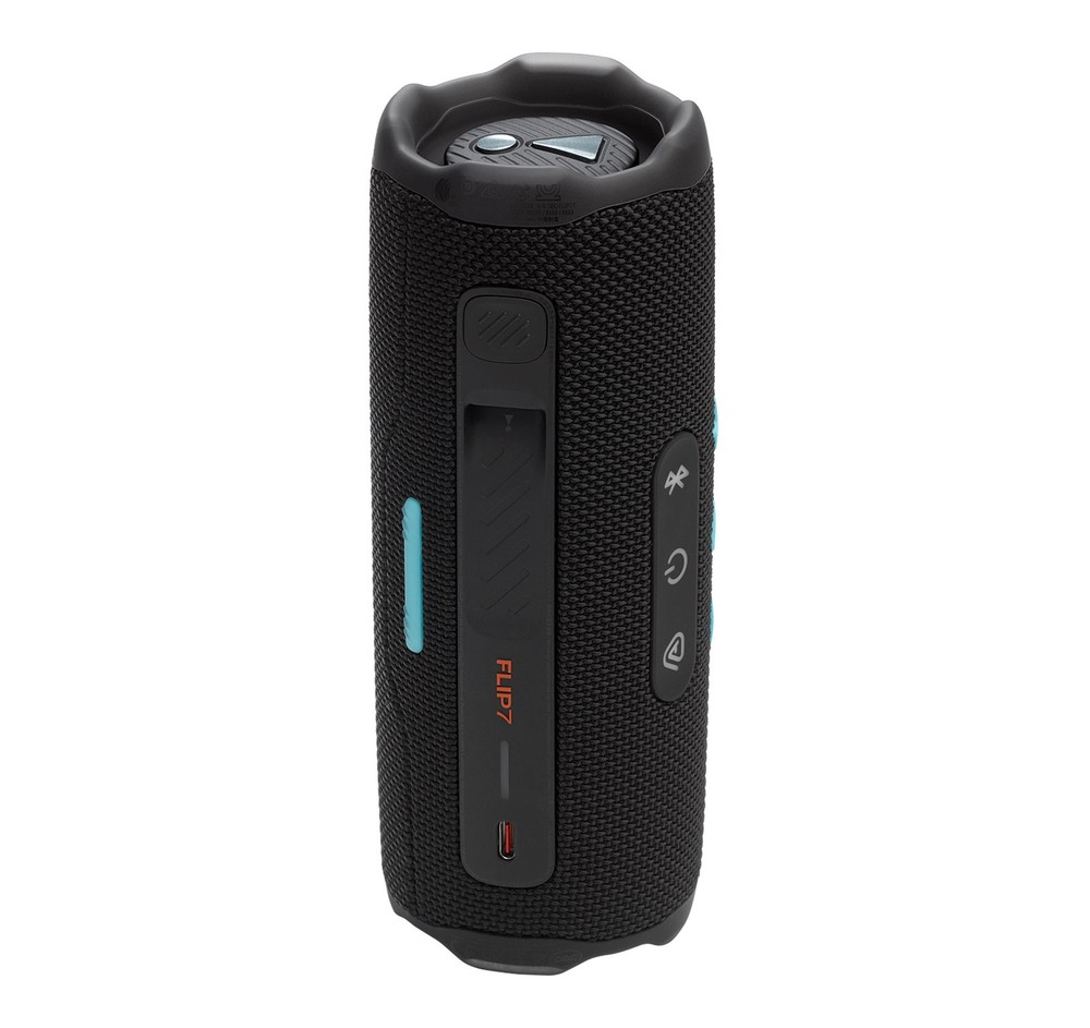 JBL Flip 7 Black Orange Portable Bluetooth Speaker