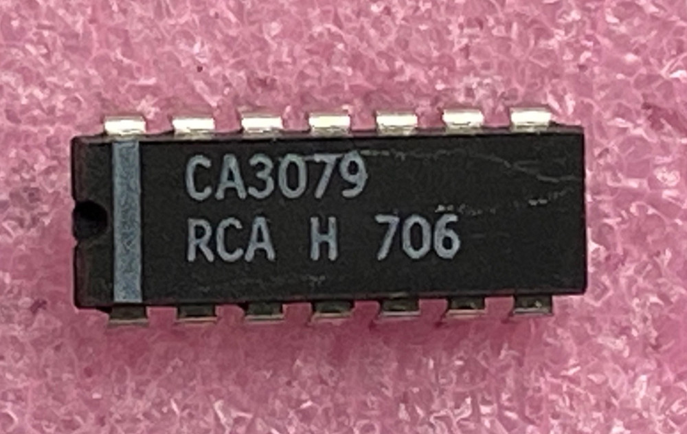RCA CA3079 zero-voltage switches Integrated Circuit