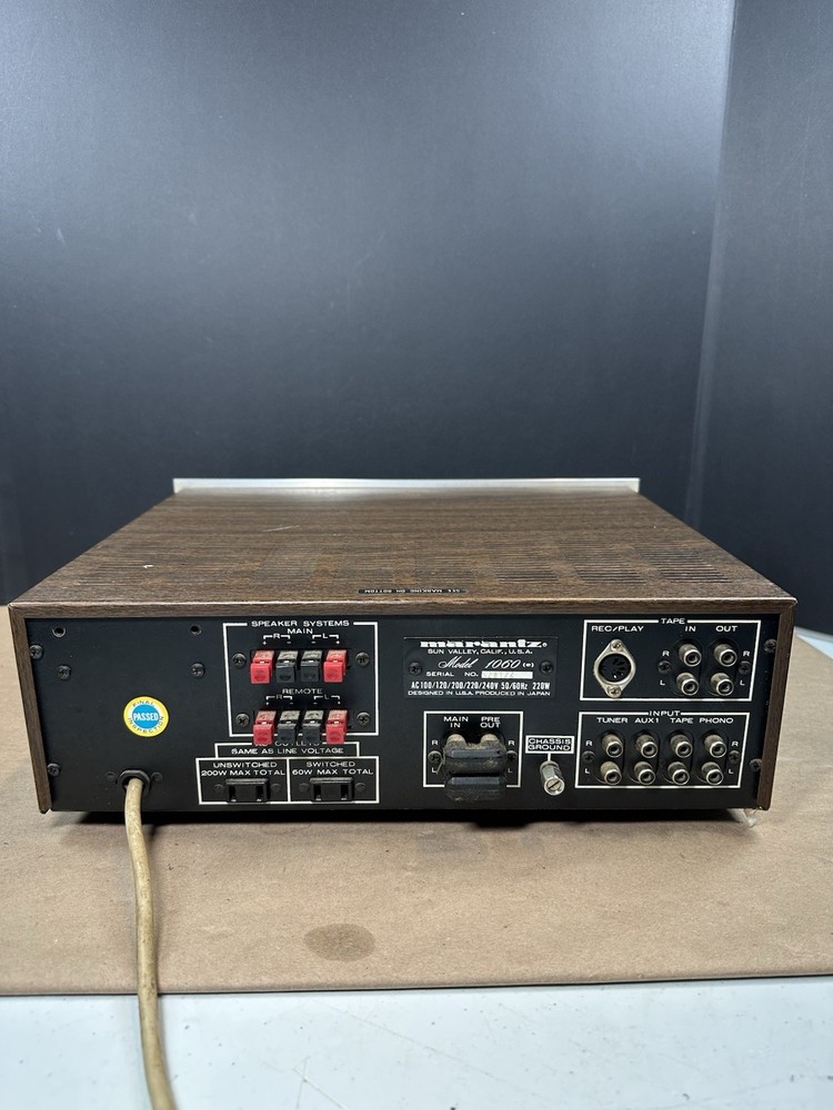 Marantz Model 1060 Stereo Amplifier Ships Fast!