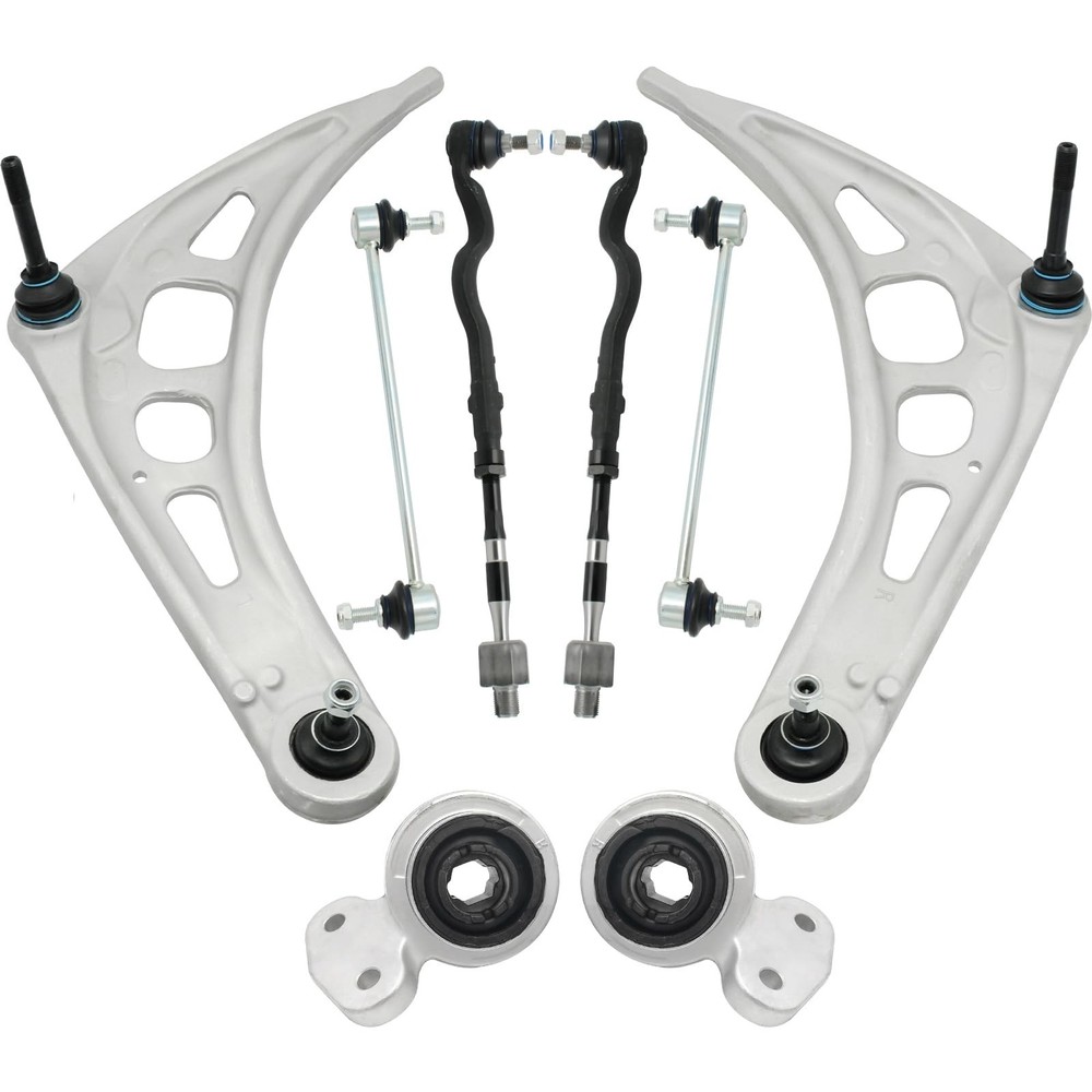 Front Suspension Kit E46 Lower Control Arm E46 Tie Rod Ends Sway Bar Links St...