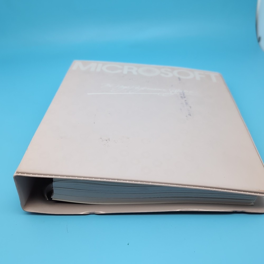 Microsoft GW-BASIC User's Guide and User's Reference Manual in Binder 1986