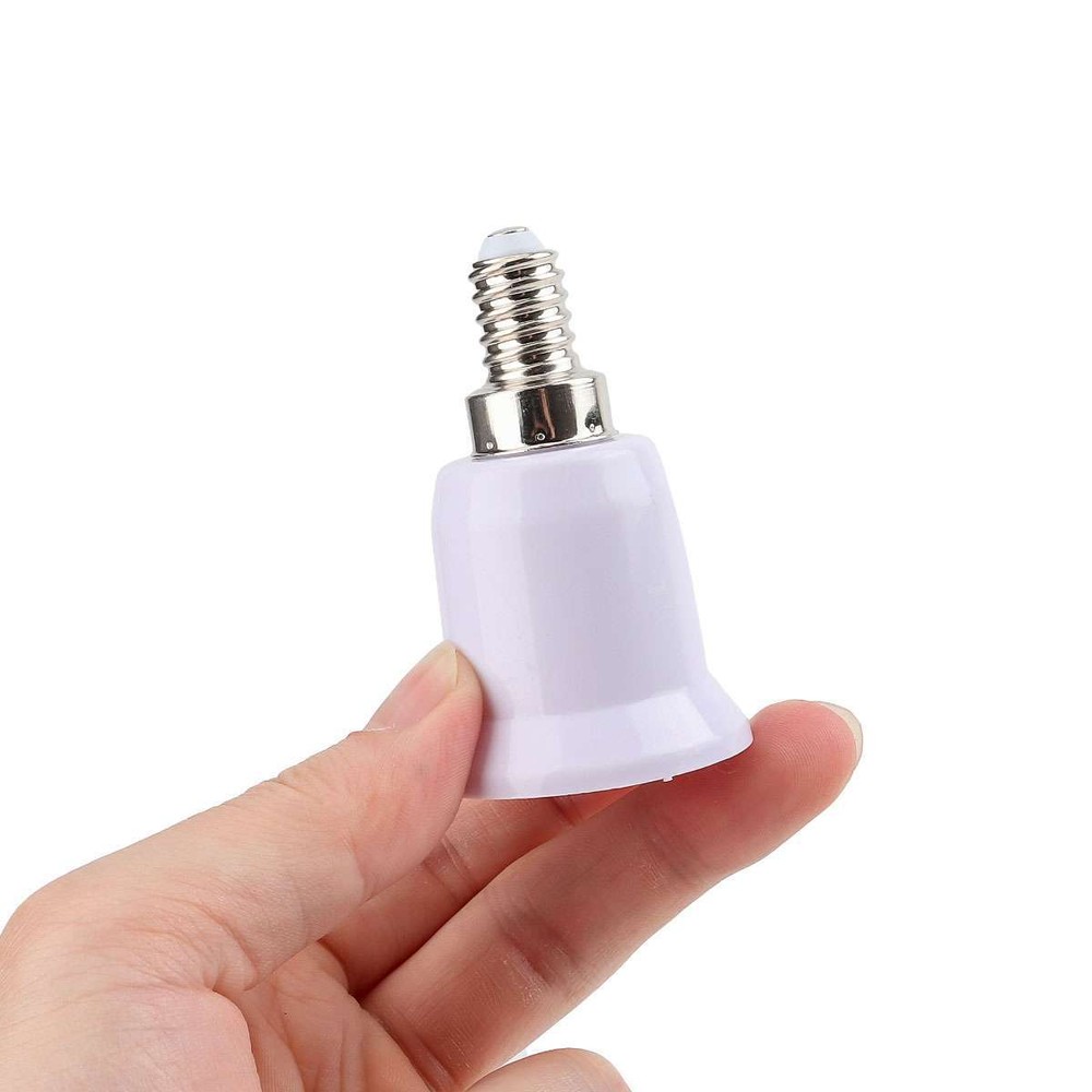 1/5/10 Pcs E12 to E26/E27 Light Bulb Socket Adapter Base Chandelier Converter