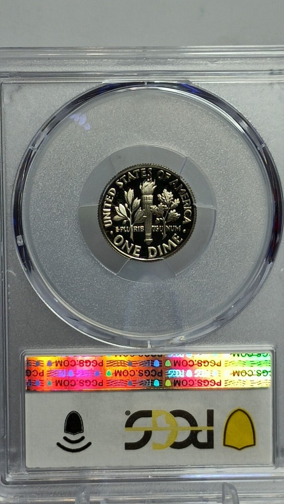 1985 S Roosevelt Dime PCGS PR69DCAM #523 Transparent Pricing