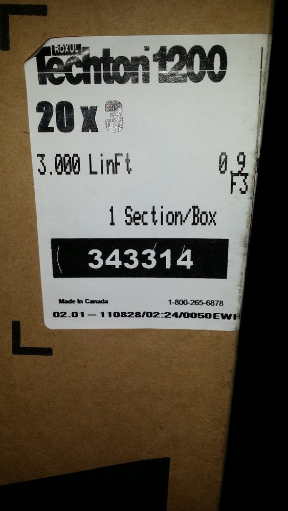 Roxul Techton 1200 Pipe Insulation 20"x3" 3 Linear ft