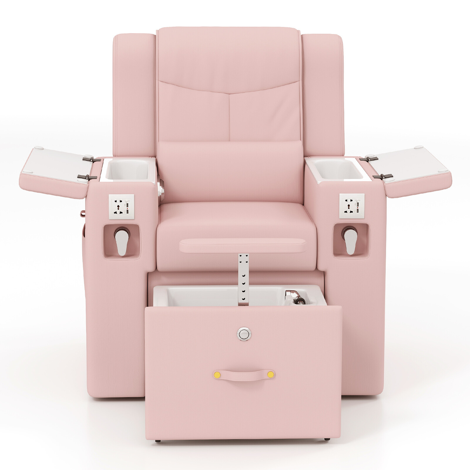 New Pro Pedicure Manicure Massage Recliner Chair Nail Beauty Spa w/Foot Bathtub