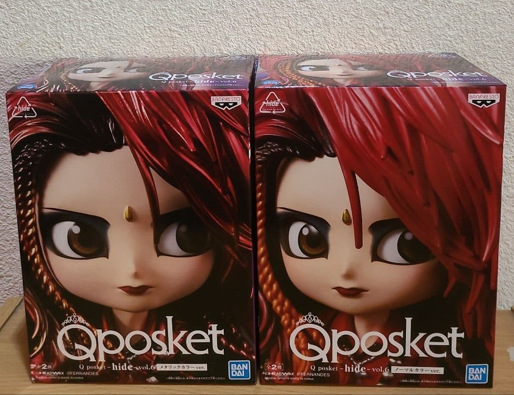 [Unopened] hide Qposket vol.6 Metallic Normal Set