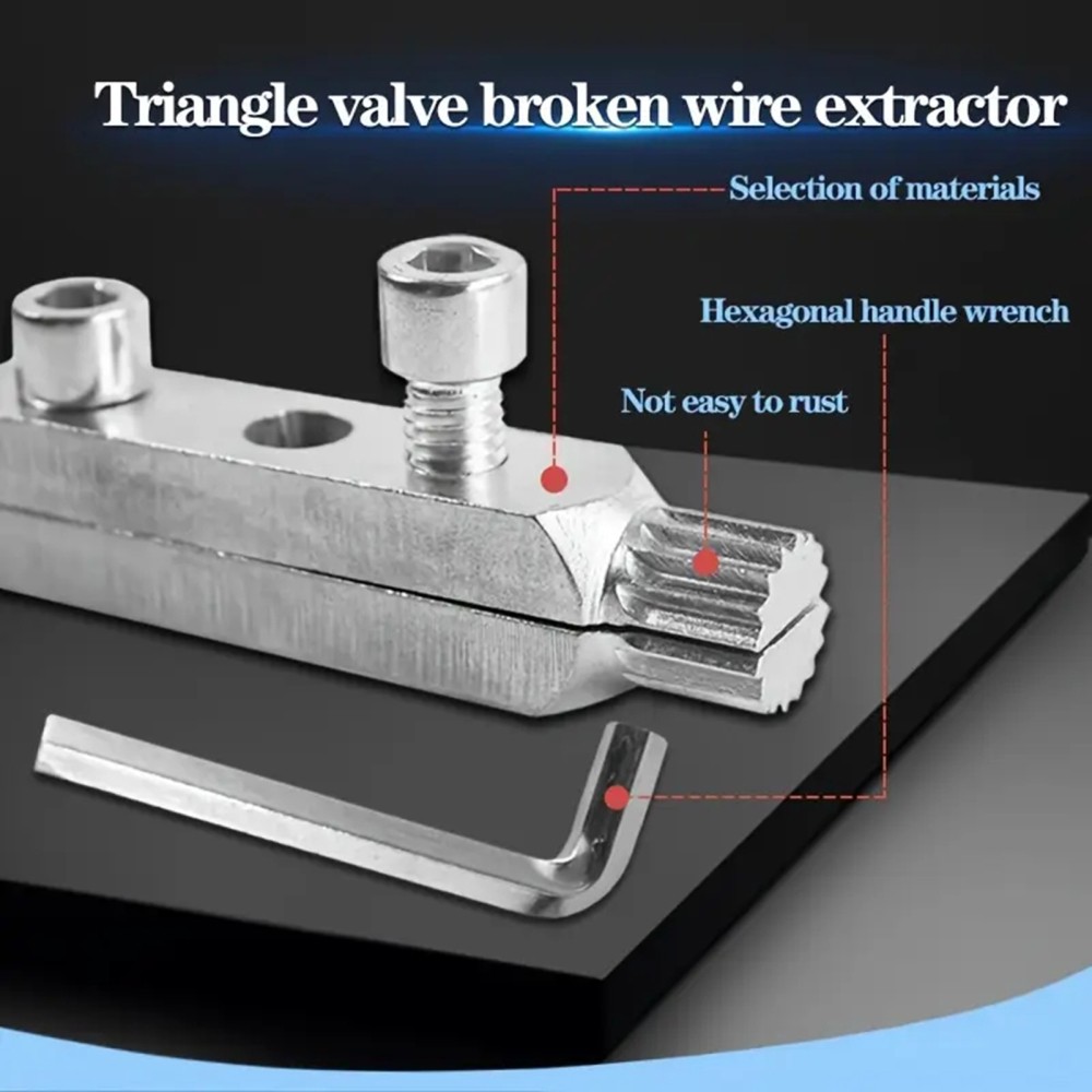 Head Pipe Broken Screw Bolt Extractor Damaged Water Pipe Screw Remover Removal T