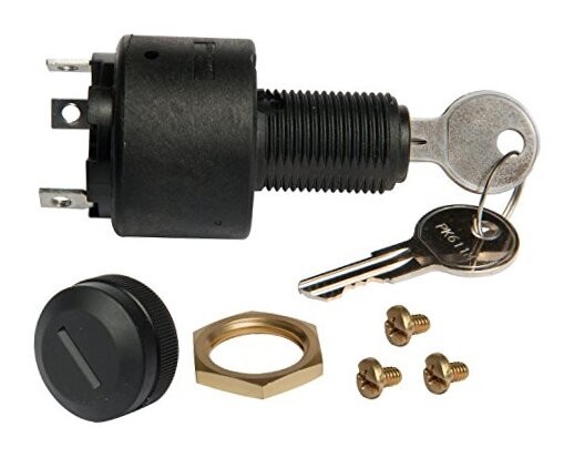 International MP41030 Ignition Switch - Off-Run-Start, white, medium