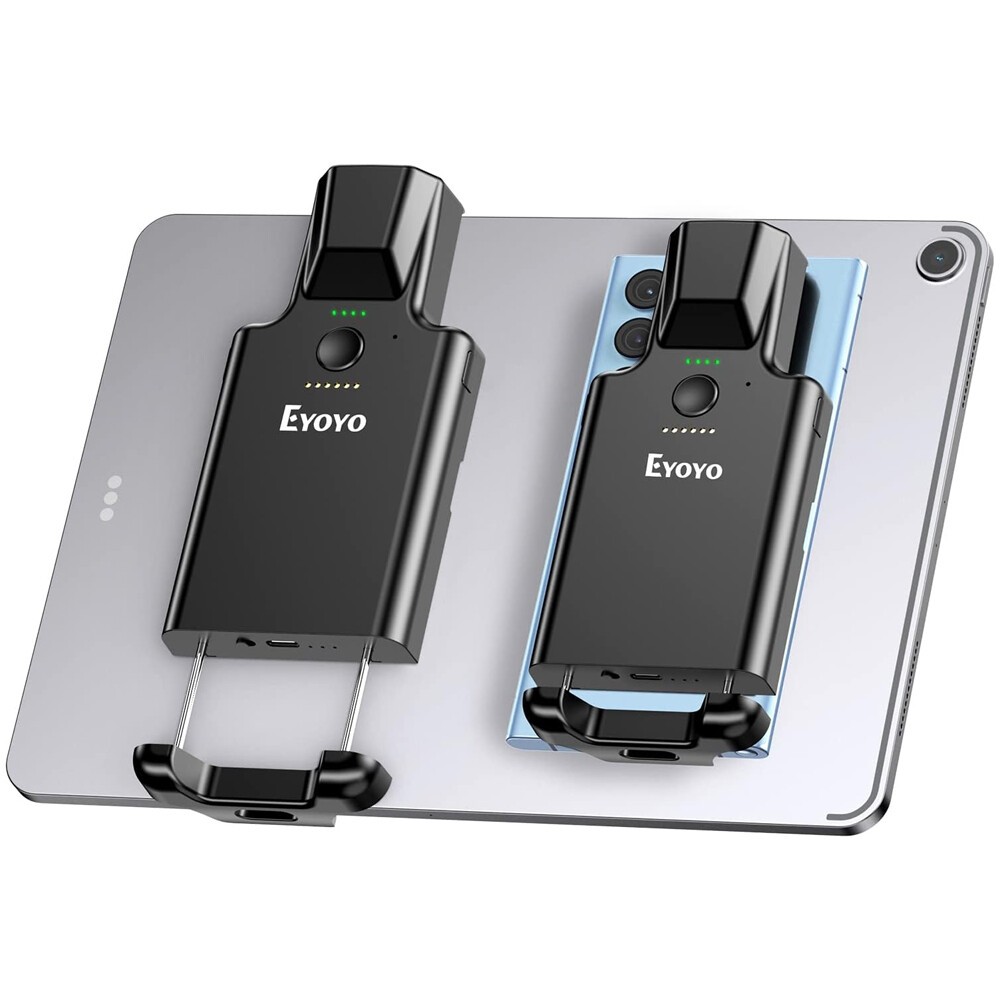 Eyoyo Wireless 1D 2D QR Code Barcode Scanner for IPad iPhone Android Phones PC