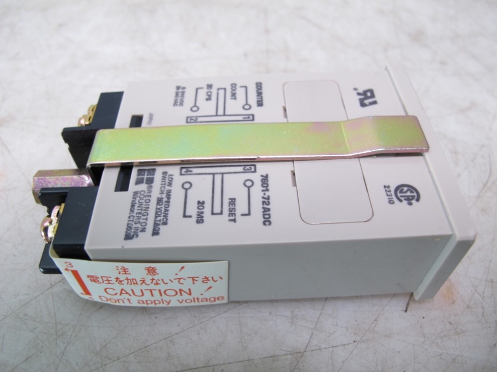 DIGITAL LCD DISPLAY HOUR METER Reddington Digital Counter 7601-72ADC