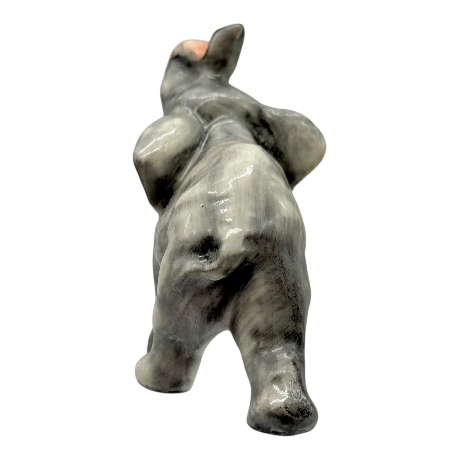 Elephant Figurine Statue Trunk Up Good Luck Decor Animal Vintage Collectible