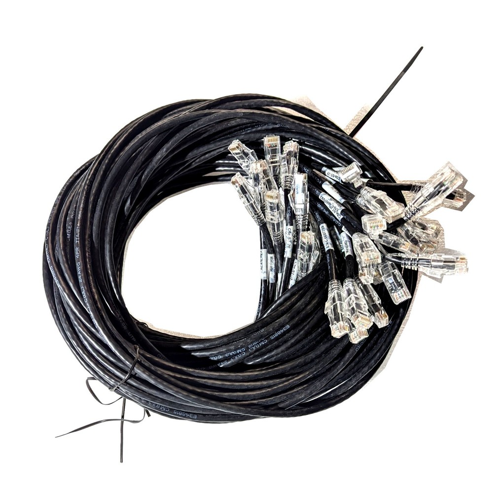 Mirapath Cat5e 7Ft Patch Cord Ethernet Network Cables (Quantity 20) Snagless ...