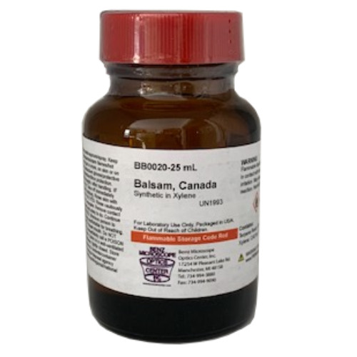 Benz Microscope Synthetic Canada Balsam Mounting Medium, AC0020