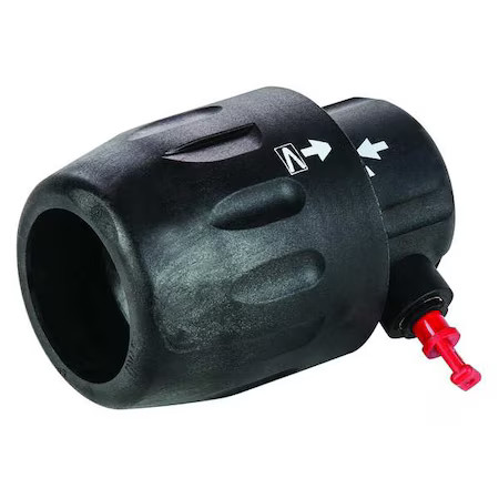 Transair 6625 25 00 End Cap, Polyamide, Black