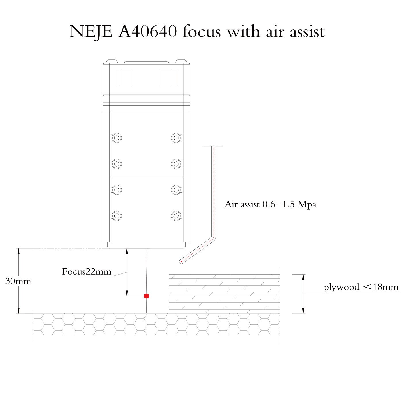 NEJE A40640 Ⅱ 12W Zoom laser head module for laser engraver cutter shopping