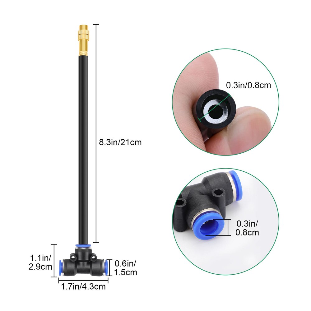 5/10pcs Automatic Drip Irrigation System, 360° Bendable Drip Irrigation Kit