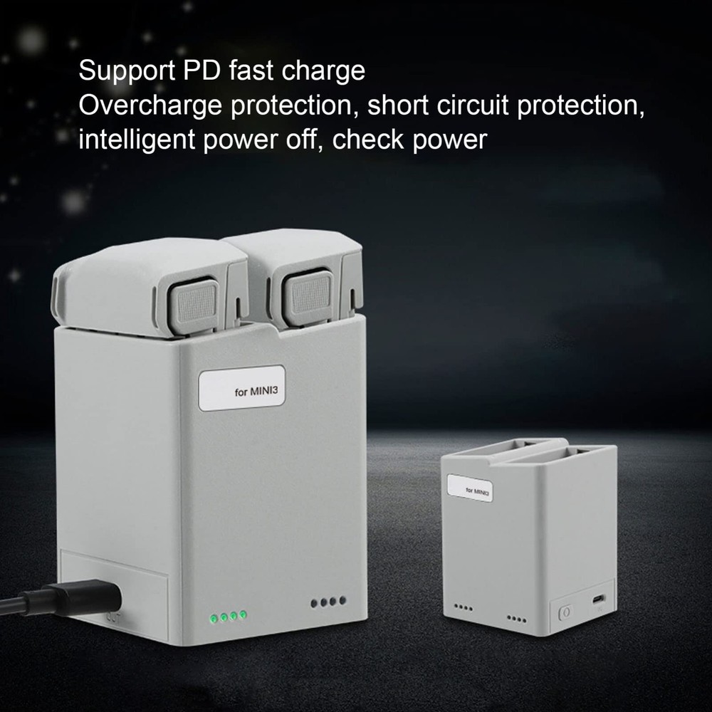 New Two-Way Battery Charging Hub for DJI Mini 3, Mini 3 Pro Drones